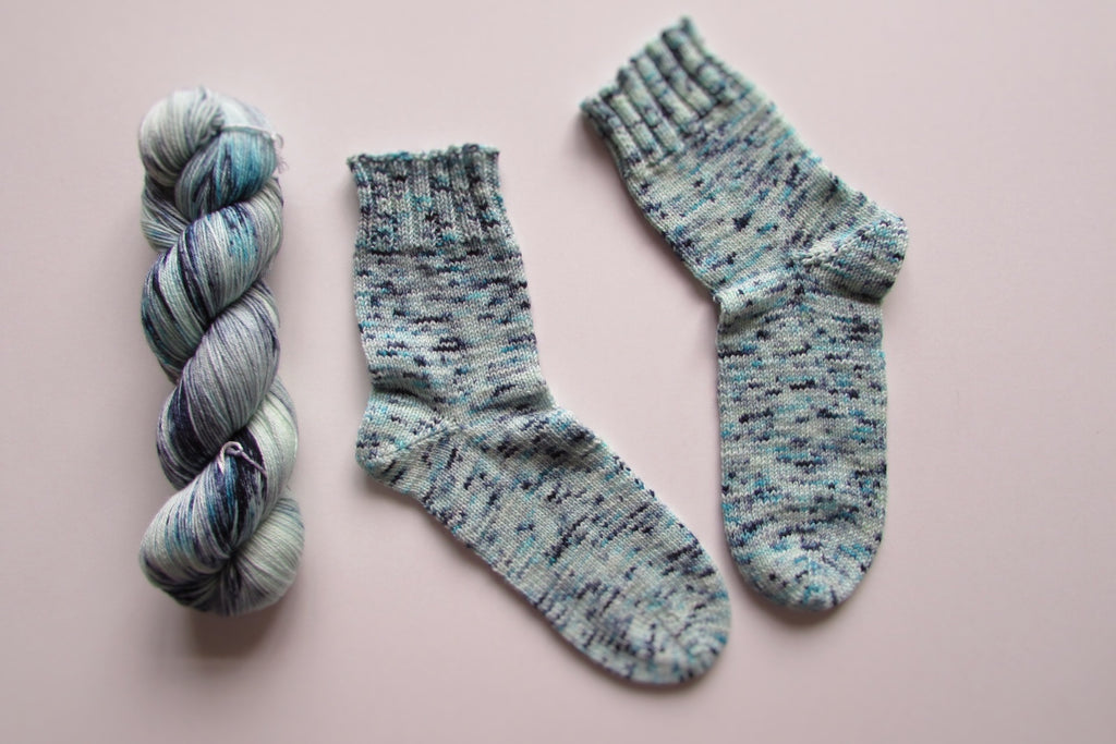 Vanilla Socks in Fine Sock ‘African Turquoise’
