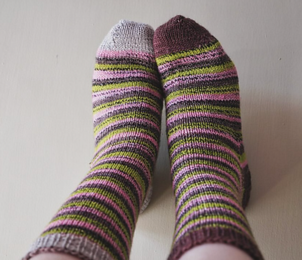 Grévy's Sock - Self-striping No.3