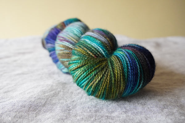 Twist Sock - Peacock Ore