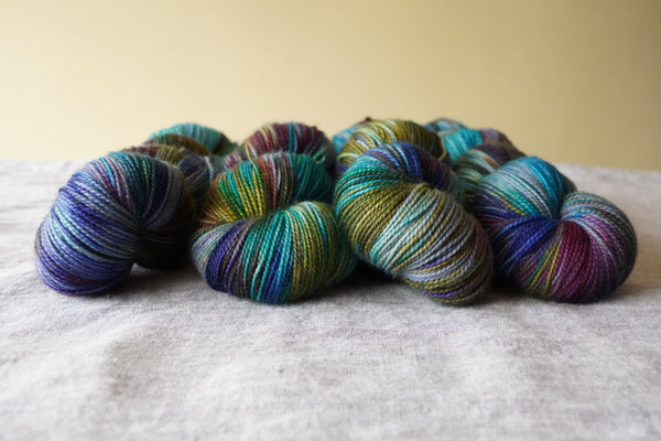 Twist Sock - Peacock Ore