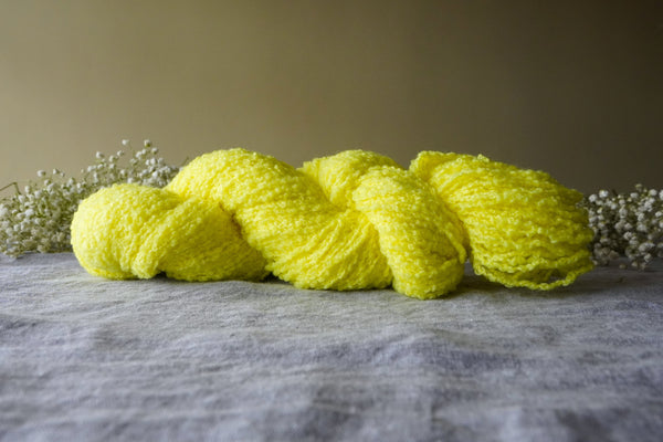 Bouclé DK - Neon Yellow