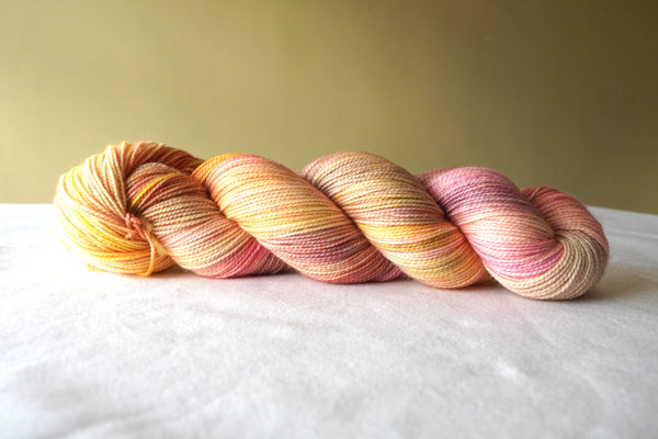 Twist Sock - Peach Fuzz [DYE TO ORDER]