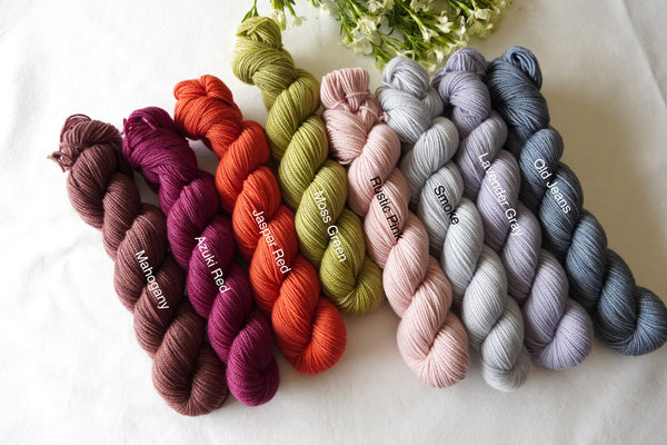 Nonsuperwash Merino - Assortment of Eight 50g skeins (400g)