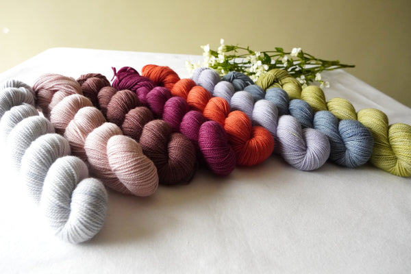 Nonsuperwash Merino - Assortment of Eight 50g skeins (400g)