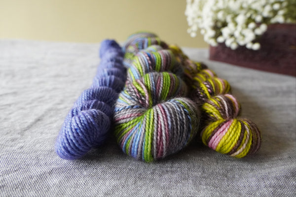 Self-Striping No.1 - Mini Sock Yarn Bundle (100g)