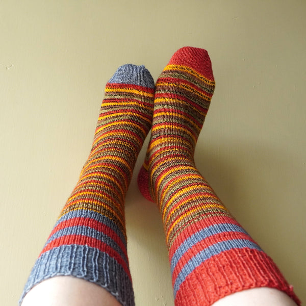 Grévy's Sock - Self-striping No.2