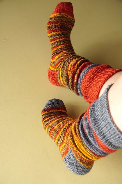 Grévy's Sock - Self-striping No.2