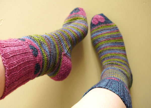Self-Striping No.1 - Mini Sock Yarn Bundle (100g)