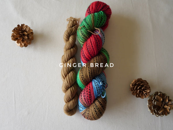 Holiday Sock Bundle: 1 skein plus 1 mini (120g)