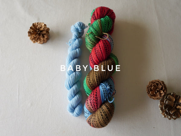 Holiday Sock Bundle: 1 skein plus 1 mini (120g)