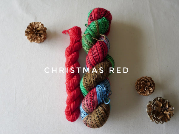 Holiday Sock Bundle: 1 skein plus 1 mini (120g)